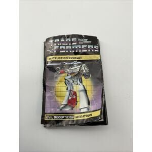 VINTAGE HASBRO TRANSFORMERS G1 MEGATRON INSTRUCTION BOOKLET USED RARE